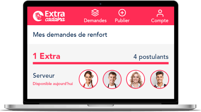 Screenshot 3 - web app Extracadabra